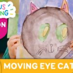 CURIOUS CRAFTING🖍✂️ Moving Eye Cat 🐱 Season 2 Fun Arts & Crafts For Kids | TVOkids - Kingdom Kids Zone, Little Learners - TVOkids Preschool