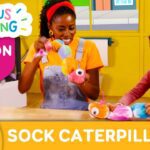 CURIOUS CRAFTING🖍✂️ Sock Caterpillar 🧦 Season 2 Fun Arts & Crafts For Kids | TVOkids - Kingdom Kids Zone, Little Learners - TVOkids Preschool