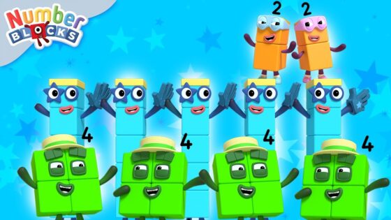 Learn DIVISION | 40 Minutes of Division! | Maths Cartoons for Kids | Numberblocks - Kingdom Kids Zone, Little Learners - Numberblocks