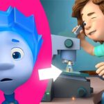 The Fixies Under the Microscope! | The Fixies | Animation for Kids - Kingdom Kids Zone, Little Learners - The Fixies