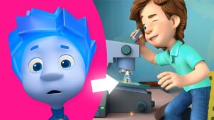 The Fixies Under the Microscope! | The Fixies | Animation for Kids - Kingdom Kids Zone, Little Learners - The Fixies
