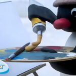 Pingu Becomes a Painter 🐧 | Pingu – Official Channel | Cartoons For Kids - Kids (0-5), Kingdom Kids Zone - Pingu - Official Channel