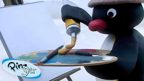 Pingu Becomes a Painter 🐧 | Pingu – Official Channel | Cartoons For Kids - Kids (0-5), Kingdom Kids Zone - Pingu - Official Channel
