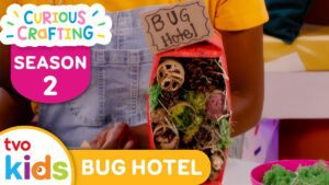 CURIOUS CRAFTING🖍✂️ Bug Hotel 🪰 Season 2 Fun Arts & Crafts For Kids | TVOkids - Kingdom Kids Zone, Little Learners - TVOkids Preschool