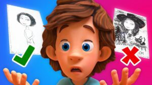 Mom's Portait Gets RUINED! ✏️ | The Fixies | Animation for Kids - Kingdom Kids Zone, Little Learners - The Fixies