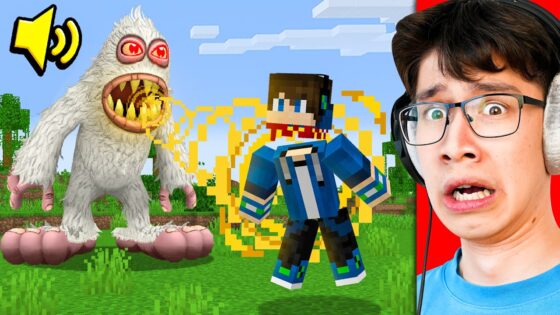 I Scared My Friend as MY SINGING MONSTERS in Minecraft - Gameplay, Kingdom Kids Zone, Minecraft - EYstreem