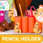 CURIOUS CRAFTING🖍✂️ Tiger Pencil Holder 🐯 Season 2 Fun Arts & Crafts For Kids | TVOkids - Kingdom Kids Zone, Little Learners - TVOkids Preschool