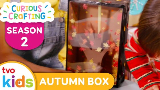 CURIOUS CRAFTING🖍✂️ Fall Tree In A Box 🍂 Season 2 Fun Arts & Crafts For Kids | TVOkids - Kingdom Kids Zone, Little Learners - TVOkids Preschool