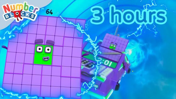 🌈Colourful Maths 🌈| 3 hours of Numberblocks full episodes | Maths for Kids | Learn to Count - Kingdom Kids Zone, Little Learners - Numberblocks