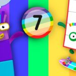 Rainbow Senens Club! 🌈 | Maths for Kids | Learn to count – 123 | Numberblock - Kingdom Kids Zone, Little Learners - Numberblocks