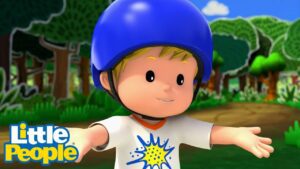 Little People Mini Adventures | Learning to Skate! | Kids Cartoons - Kids TV Series, Kingdom Kids Zone - Little People - Fisher Price