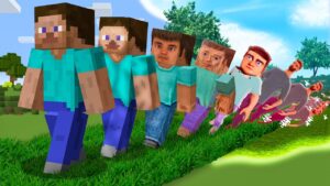 Minecraft, But Your Deaths = More Realistic - Gameplay, Kingdom Kids Zone, Minecraft - EYstreem