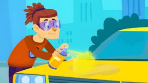 Different Kinds of Spray Cans! | The Fixies - Kingdom Kids Zone, Little Learners - The Fixies
