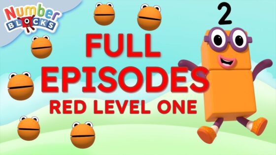 Red Level One | Full Episodes 1-10 | Learn to Count | Numberblocks #homeschooling - Kingdom Kids Zone, Little Learners - Numberblocks