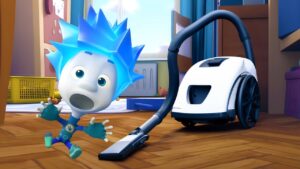 Nolik gets sucked into the vacuum! 🫢 | The Fixies - Kingdom Kids Zone, Little Learners - The Fixies
