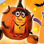 Numberblock Two's Pumpkin Carving Adventure! 🎃 | Halloween DIY Arts & Crafts | Learn to Count - Kingdom Kids Zone, Little Learners - Numberblocks