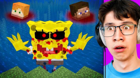 I Fooled My Friend as SPONGEBOB in Minecraft - Gameplay, Kingdom Kids Zone, Minecraft - EYstreem