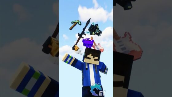 Going Skydiving in Minecraft! - Gameplay, Kingdom Kids Zone, Minecraft - EYstreem