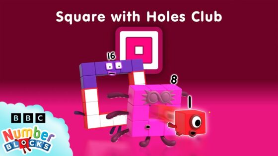 Square with Holes Club ⏹| Learn to count – Numberblocks Full Episodes | Maths for Kids - Kingdom Kids Zone, Little Learners - Numberblocks