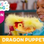 CURIOUS CRAFTING🖍✂️ Dragon Puppet 🐉 Season 2 Fun Arts & Crafts For Kids | TVOkids - Kingdom Kids Zone, Little Learners - TVOkids Preschool