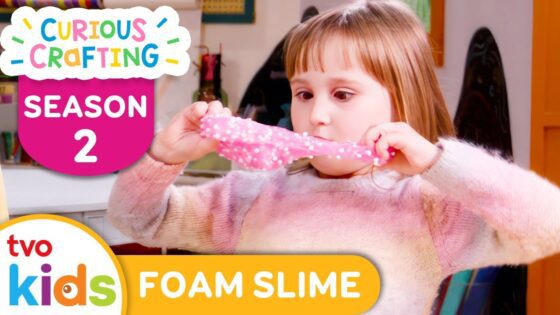 CURIOUS CRAFTING🖍✂️ Floam Slime 💥 Season 2 Fun Arts & Crafts For Kids | TVOkids - Kingdom Kids Zone, Little Learners - TVOkids Preschool