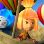 Simka and Nolik's Hot Air Balloon Adventure! | The Fixies - Kingdom Kids Zone, Little Learners - The Fixies