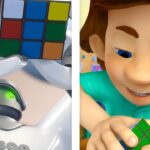 Robot vs Tom Thomas: Rubix Cube CHAMPION! | The Fixies - Kingdom Kids Zone, Little Learners - The Fixies
