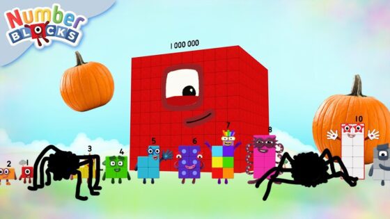 Halloween in Numberland! 🎃 Number Magic 👻 Counting to 1000000 | Numberblocks - Kingdom Kids Zone, Little Learners - Numberblocks