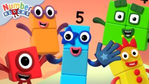 Five & friends ⭐ | Learn to Count | Magic maths for Kids | Numberblocks - Kingdom Kids Zone, Little Learners - Numberblocks