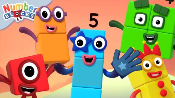 Five & friends ⭐ | Learn to Count | Magic maths for Kids | Numberblocks - Kingdom Kids Zone, Little Learners - Numberblocks