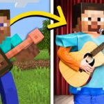 Any SONG My Friend Makes in Minecraft, I Make in REAL LIFE! - Gameplay, Kingdom Kids Zone, Minecraft - EYstreem