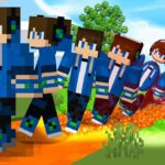 Minecraft, But From 2D to 3D to 4D to 5D - Gameplay, Kingdom Kids Zone, Minecraft - EYstreem