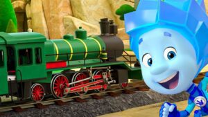 ПАРОВОЗ (Новая серия!) I Фиксики. Дай пять! Бонус — сборник о транспорте! - Kingdom Kids Zone, Little Learners - Фиксики