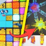 Colourful Stampolines Craft for kids! | Learn Maths and Colours | Numberblocks - Kingdom Kids Zone, Little Learners - Numberblocks