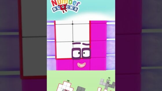 #shorts | Meet Numberblock Nineteen! | Counting for Kids | Maths Cartoons | @Numberblocks - Kingdom Kids Zone, Little Learners, Shorts - Numberblocks