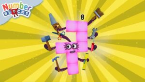 Building Blocks & Solving Problems Backwards | Learn to Count | @Numberblocks - Kingdom Kids Zone, Little Learners - Numberblocks