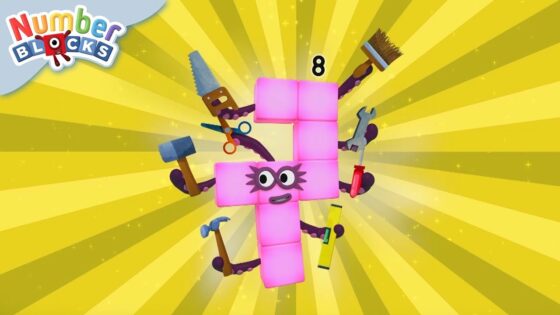 Building Blocks & Solving Problems Backwards | Learn to Count | @Numberblocks - Kingdom Kids Zone, Little Learners - Numberblocks