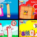 CLUBS Compilation 🤩 | 4 hours of Numberblocks full episodes | Maths for Kids | Learn to Count - Kingdom Kids Zone, Little Learners - Numberblocks