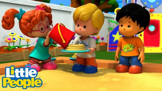 Fisher Price Little People | Help us make a Sandcake, Pancake | New Episodes | Kids Movie - Kids TV Series, Kingdom Kids Zone - Little People - Fisher Price