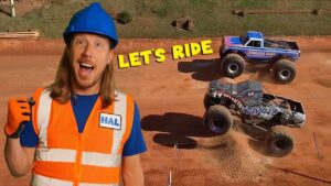 Monster Truck for Kids | Real Monster Truck Ride with Handyman Hal - Kingdom Kids Zone, Sing With Me - Handyman Hal - Music for Kids