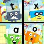 Learn to count & read | 4 hours of Alphablocks & Numberblocks Crossover – All Levels - Kingdom Kids Zone, Little Learners - Numberblocks