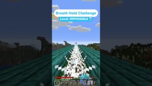 HOLD Your Breath Challenge! #minecraft - Gameplay, Kingdom Kids Zone, Minecraft - EYstreem