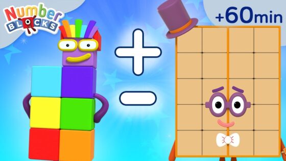 Learn Addition and Subtraction Level 3 | Learn to Count | Maths Cartoons for Kids | Numberblocks - Kingdom Kids Zone, Little Learners - Numberblocks
