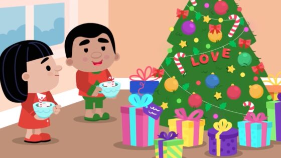 Angels We Have Heard On High (with lyrics) plus more Christmas videos for kids - Kingdom Kids Zone, Sing With Me - Listener Kids