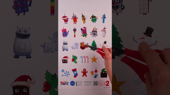 Build Numberblock Advent Calendar! 🎄 Cartoon Maths fun for Kids | Learn to Count #shorts - Kingdom Kids Zone, Little Learners, Shorts - Numberblocks