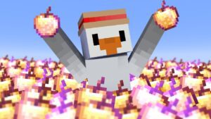 Getting an Illegal amount of Notch Apples - Gameplay, Kingdom Kids Zone, Minecraft - CringyGull