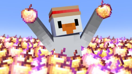 Getting an Illegal amount of Notch Apples - Gameplay, Kingdom Kids Zone, Minecraft - CringyGull
