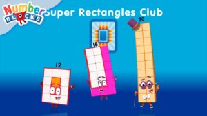 Super Rectangles Club 🟥 | Learn to count – Numberblocks Full Episodes | Maths for Kids - Kingdom Kids Zone, Little Learners - Numberblocks