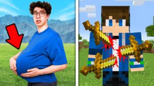 I Give Birth If I Take Damage in Minecraft - Gameplay, Kingdom Kids Zone, Minecraft - EYstreem