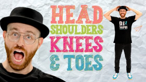 Head, Shoulders, Knees & Toes – Exercise Song For Kids with DJ Raphi - Kingdom Kids Zone, Sing With Me - DJ Raphi